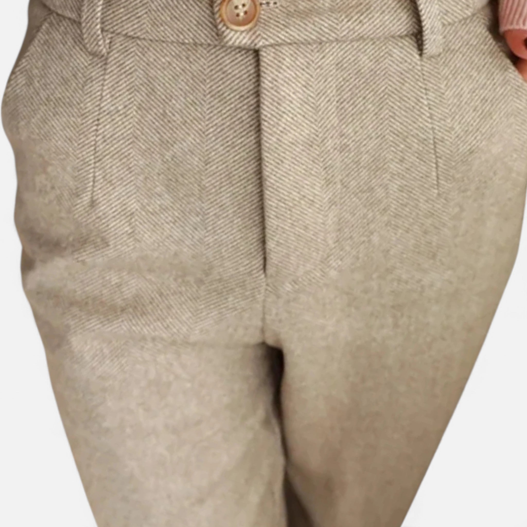 Modero | Pantalon crayon femme, taille haute