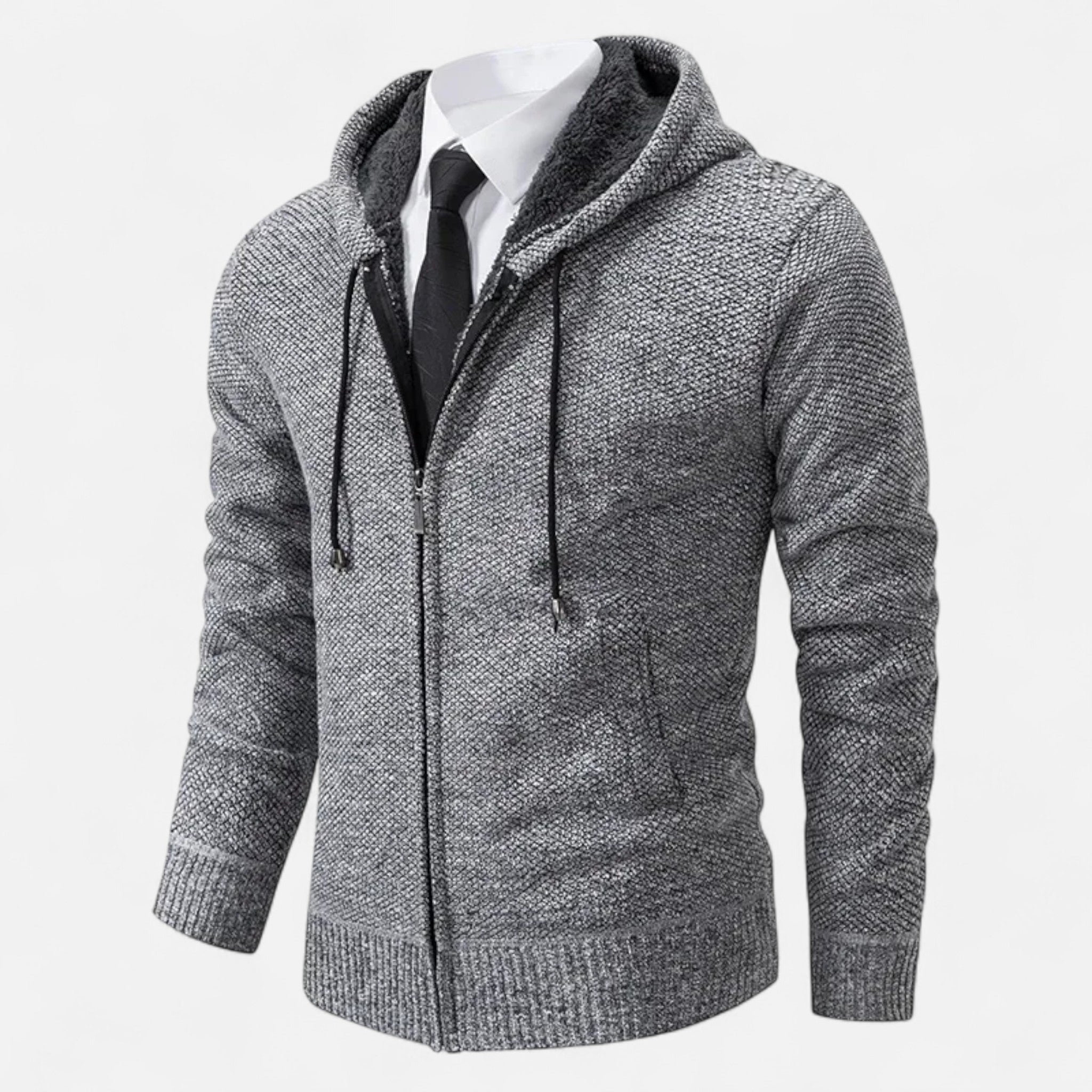 Modero | Gilet zippé homme, col montant ou à capuche