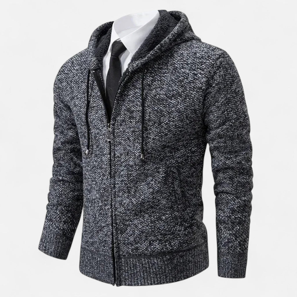 Modero | Gilet zippé homme, col montant ou à capuche