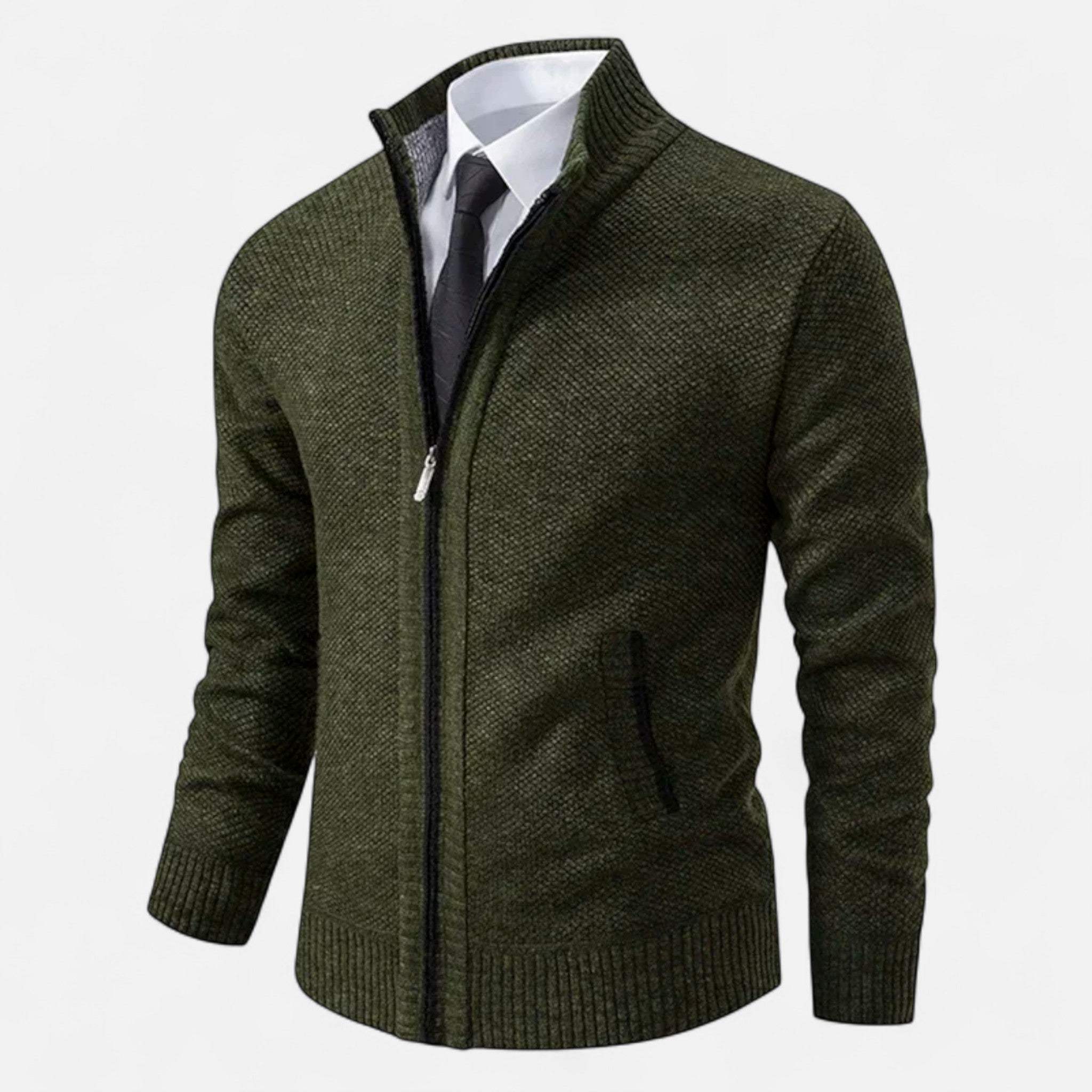 Modero | Gilet zippé homme, col montant ou à capuche