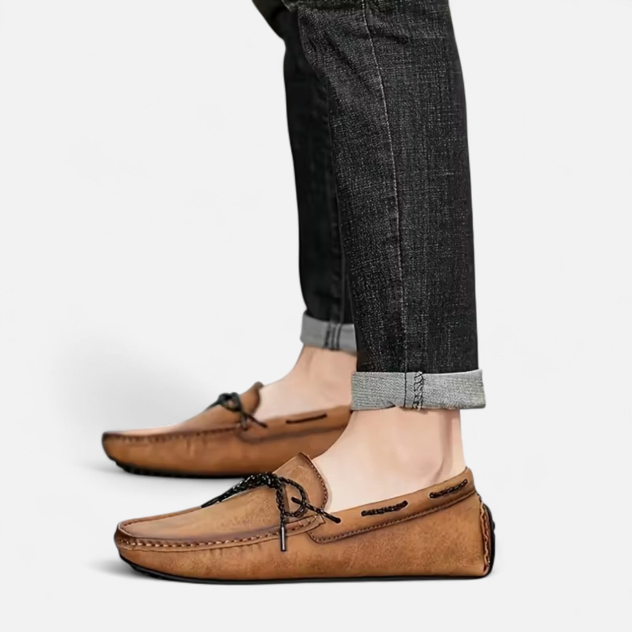 Modero | Mocassins homme à détail nœud