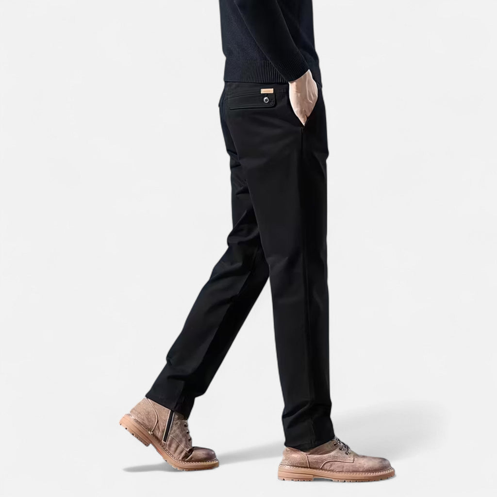 Modero | Pantalon homme en coton, jambe droite
