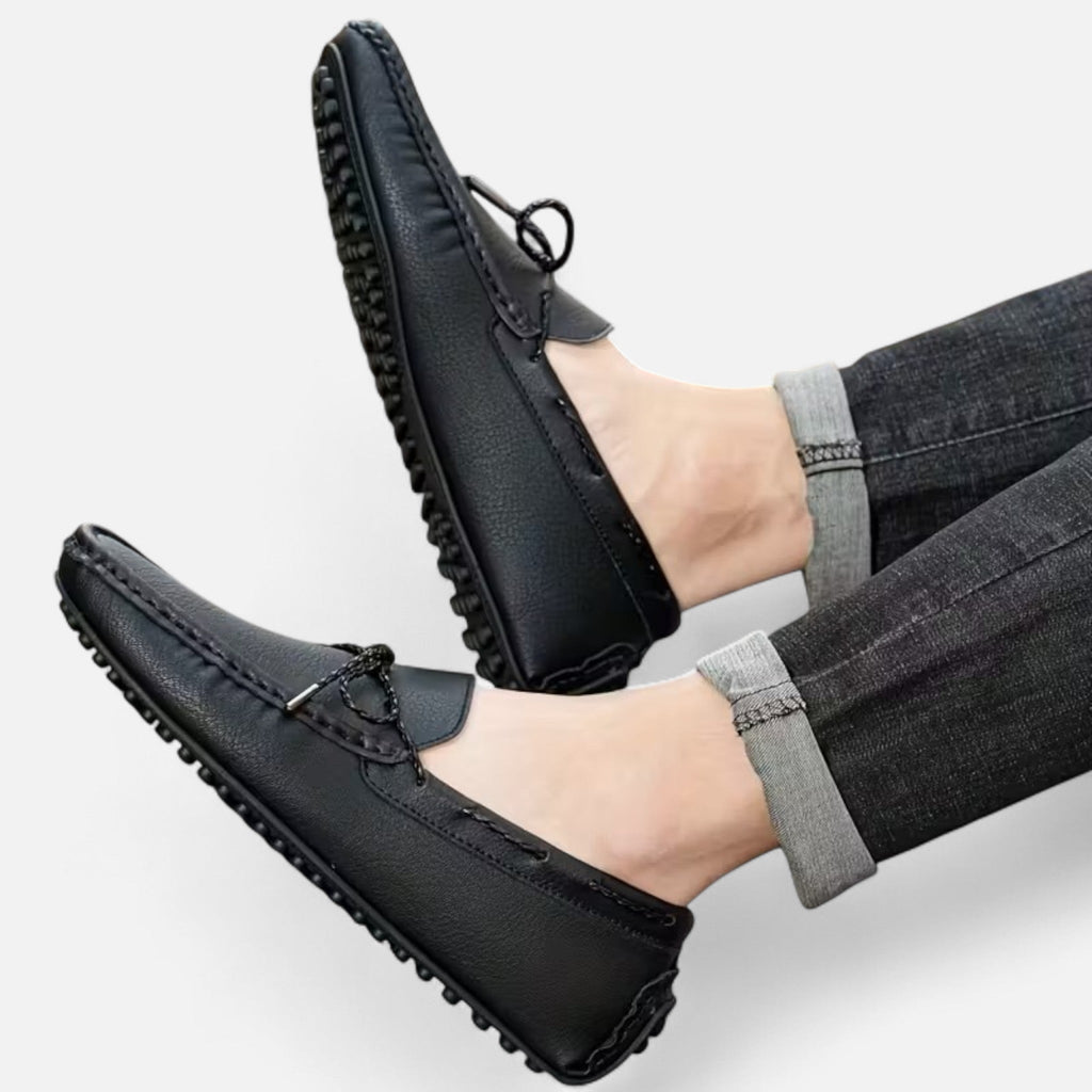 Modero | Mocassins homme à détail nœud