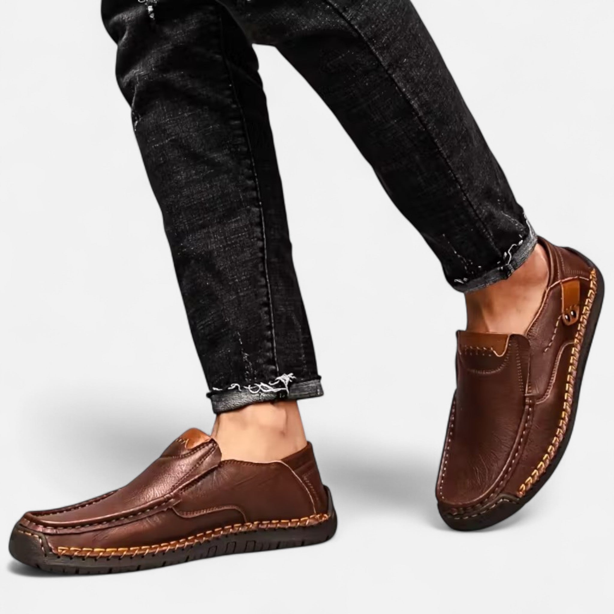 Modero | Chaussures homme à enfiler, semelle légère