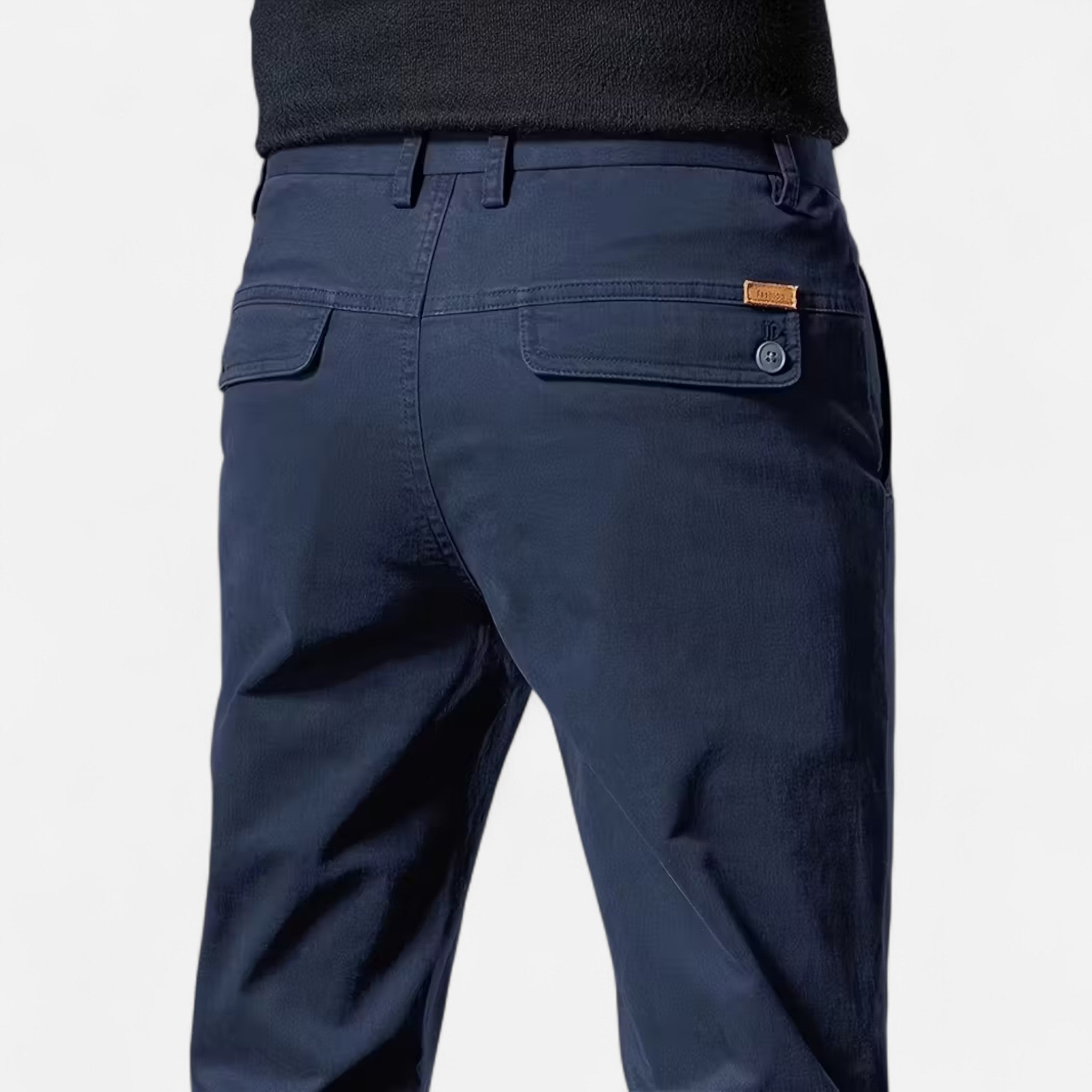 Modero | Pantalon homme en coton, jambe droite