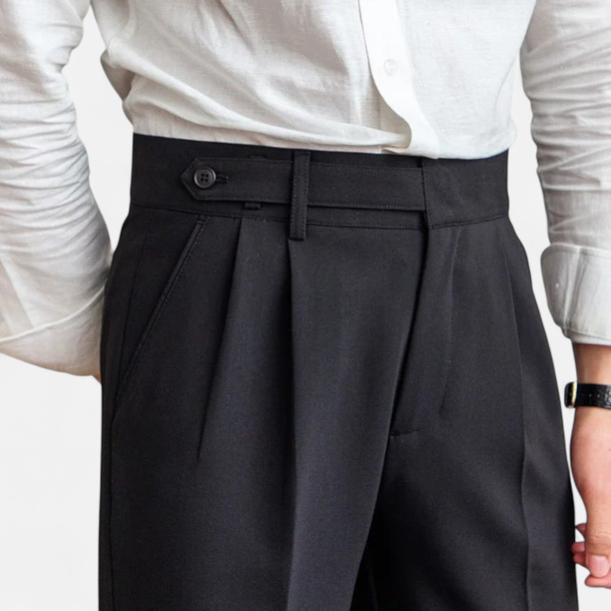 Modero | Pantalon homme tailleur, coupe droite