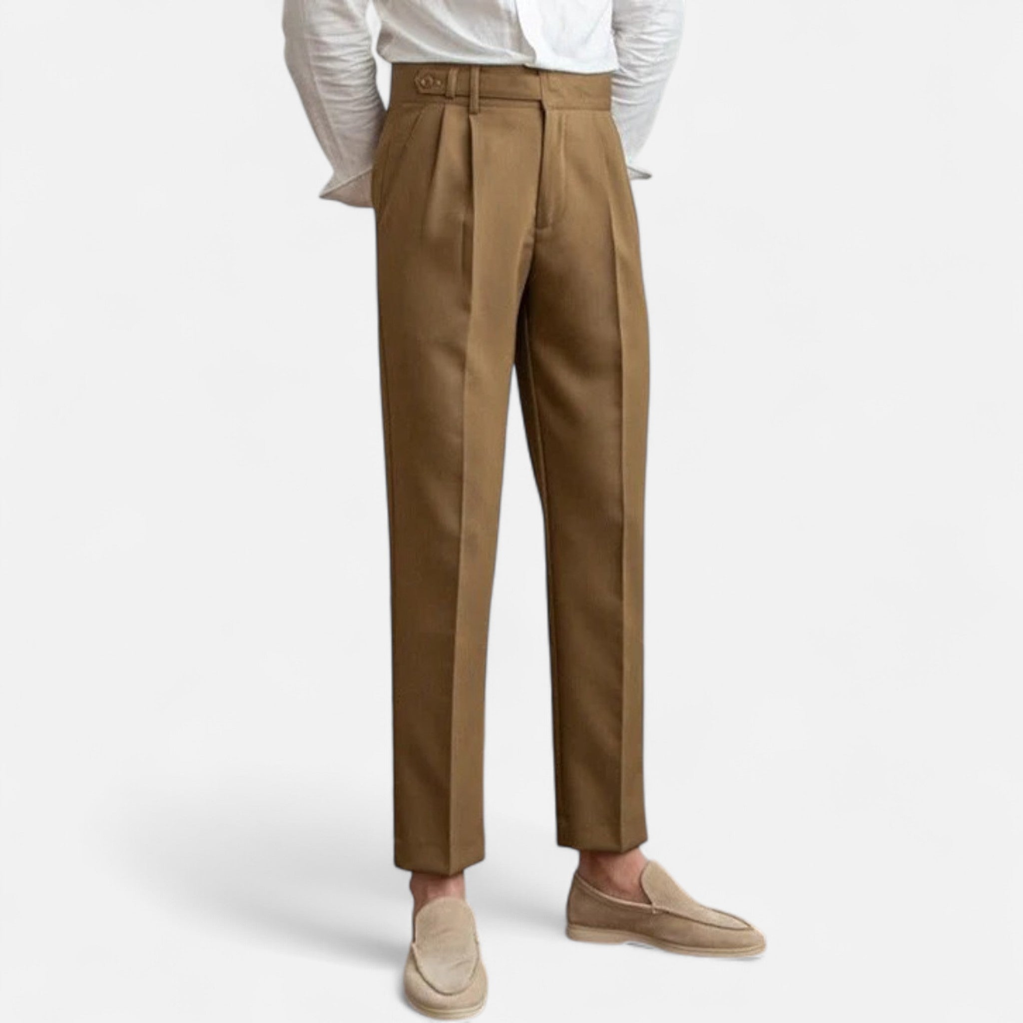 Modero | Pantalon homme tailleur, coupe droite