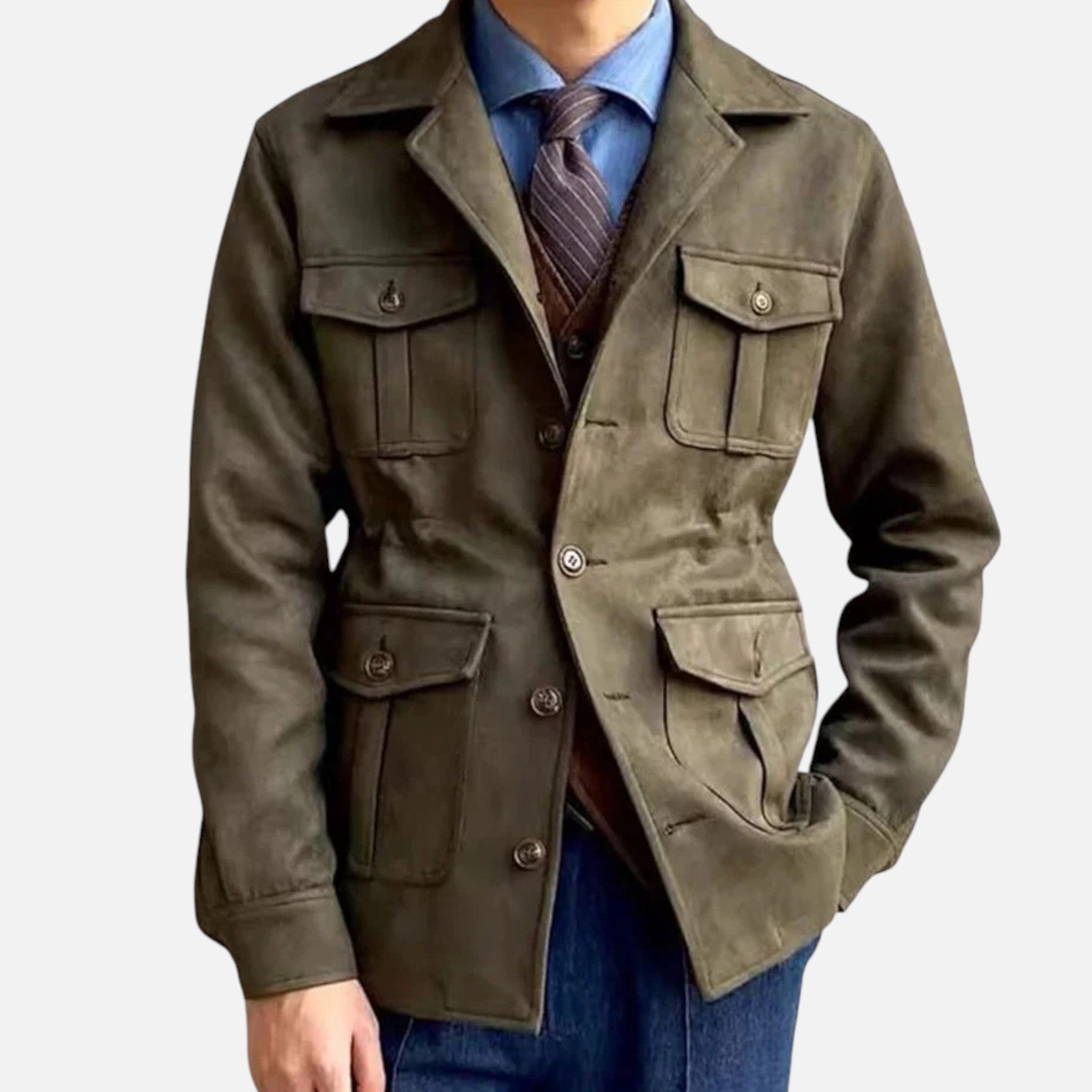 Modero | Veste de chasse homme, esprit héritage