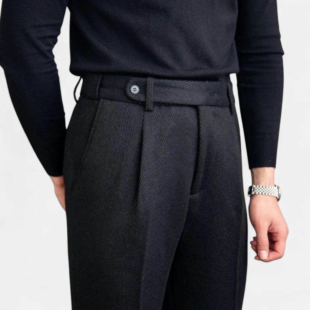 Modero | Pantalon homme tailleur, coupe droite