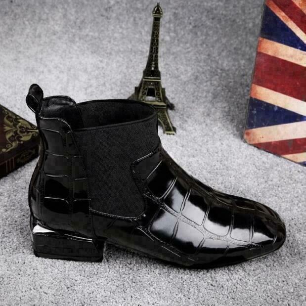 Bottes En Cuir Confortables Pour Femme, Offrant Un Bon Maintien : Des Bottes Résistantes Et Élégantes, Idéales Pour Un Usage Quotidien