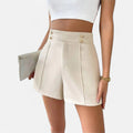 Modero | Short tailleur femme, taille haute
