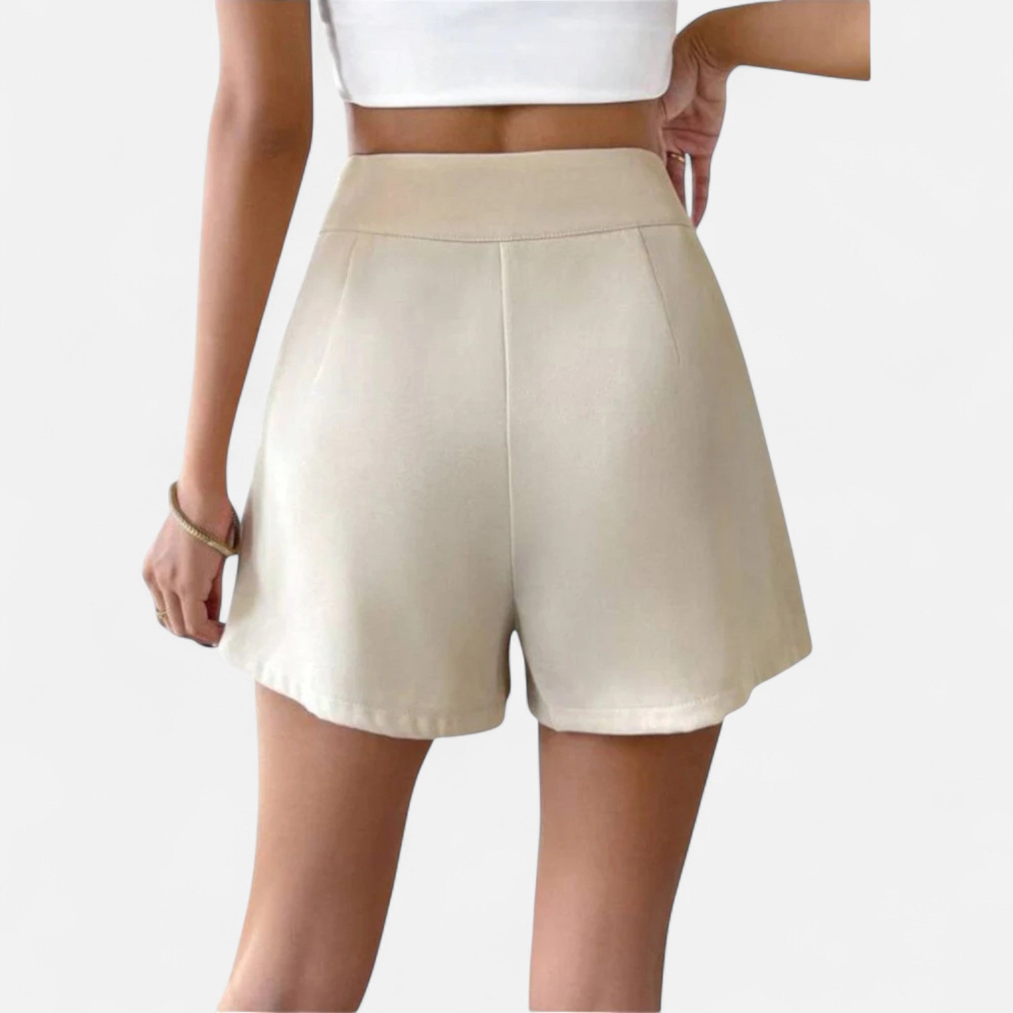 Modero | Short tailleur femme, taille haute